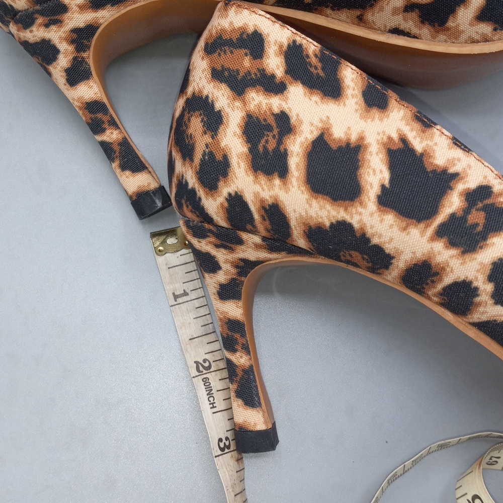 Sizes 10 Custom Shoes leopard print heels - Picture 5 of 5